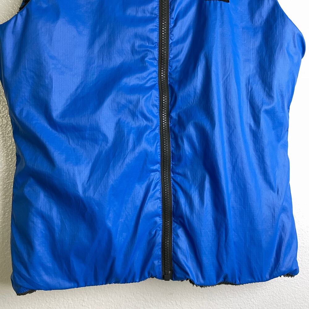 Patagonia Los Gatos Vest Womens Medium Blue Reversible Outdoors Hike Full Zip - Picture 8 of 8